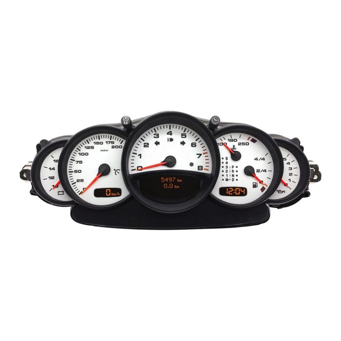 Riparazione display centrale quadro strumenti Porsche 911 996 (post-restyling 2002-2006)
