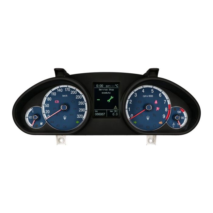 Riparazione display quadro strumenti Maserati Quattroporte (2003-2009)
