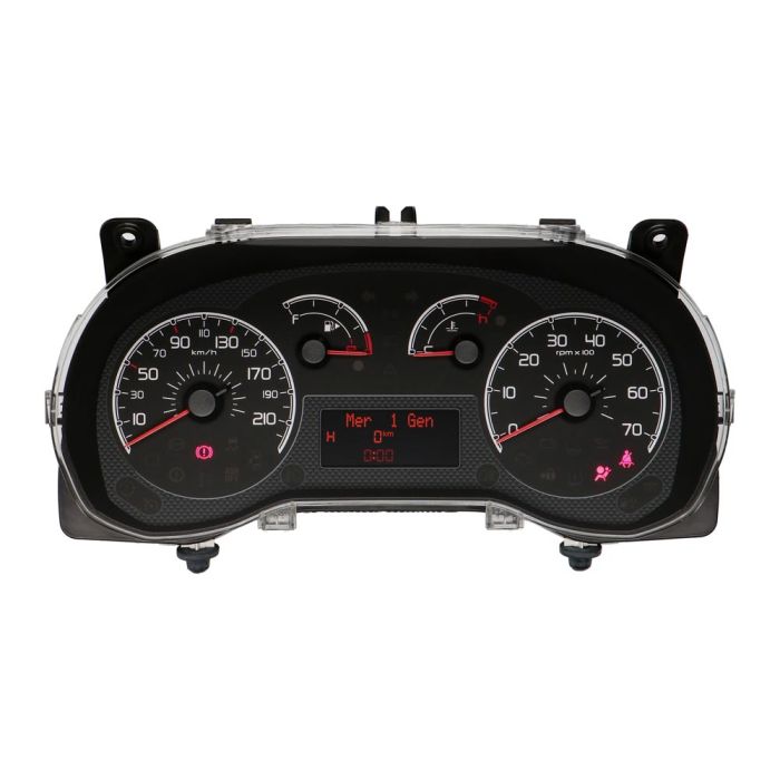 Riparazione display negativo quadro strumenti Fiat Qubo