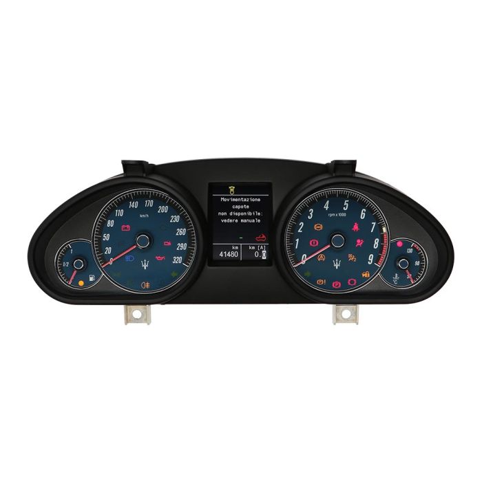 Riparazione display quadro strumenti Maserati GranTurismo