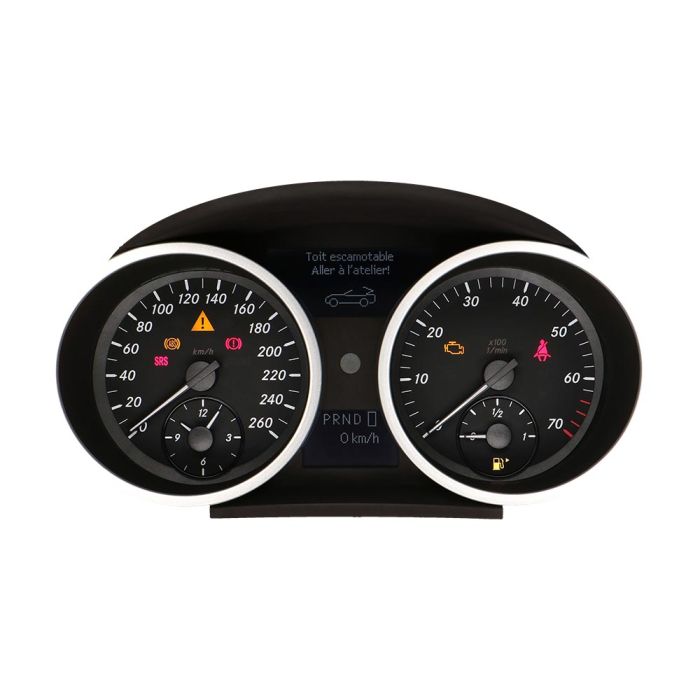 Riparazione display quadro strumenti Mercedes Classe SLK R171